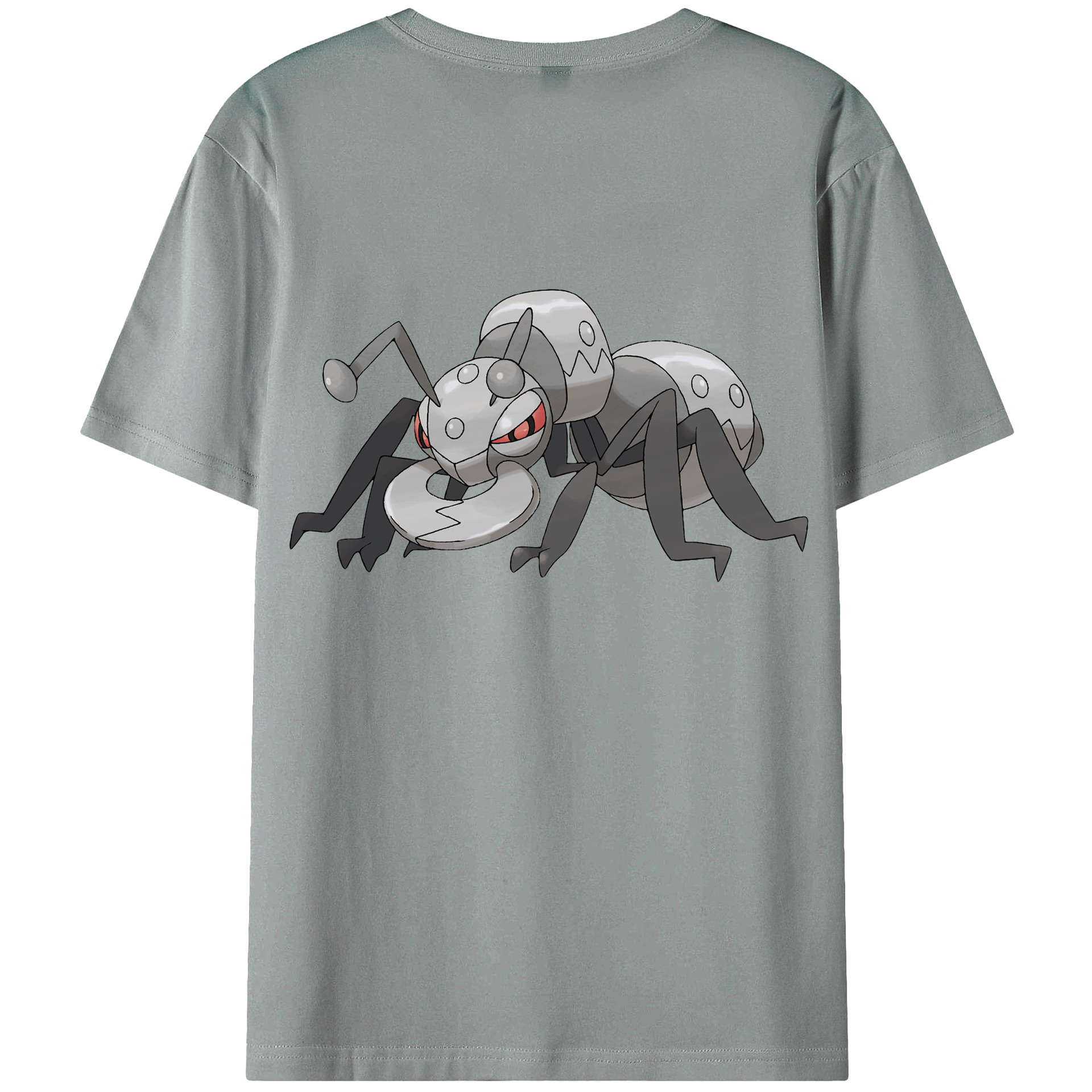 （画像用） ポケットモンスター Pokémon 綿100％ メンズ半袖Tシャツ（バックプリント） 通気性
